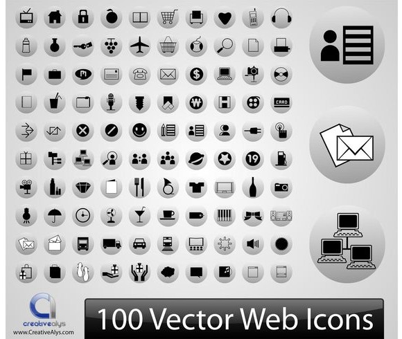 cht: Sammlung der Vektor-Icons